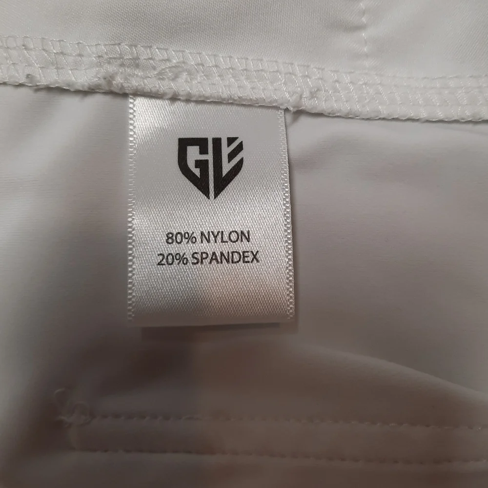 Graham Luxe Mens White Golf Shorts Size 34 Extremely Soft